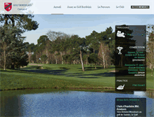 Tablet Screenshot of golf-bordelais.fr